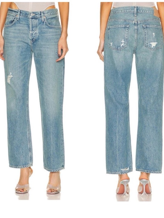 Citizens Of Humanity Denim - Citizens of Humanity Jeans Womens Blue Neve Relaxed straight leg jean size 24